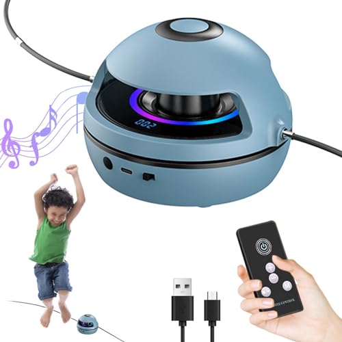 Music Jump Rope Machine Smart Skipping Rope Machine with LED Counter and Speaker, Intelligent Automatic Electric Rope Skip...