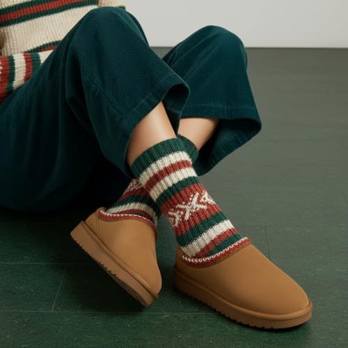 CUSHIONAIRE Keto Womens Slippers Slip-On Suede Mule Slipper - Cozy & Stylish, Memory Foam & Faux Fur Lining, Wide Widths A...