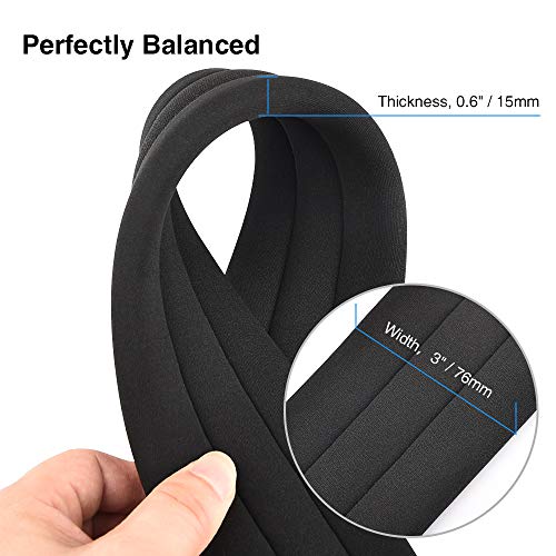 LEKATO Bass Guitar Straps for Electric Guitar & Bass 3" Wide Padded Straps Adjustable Length from 45" to 55" Bass Guitar S...