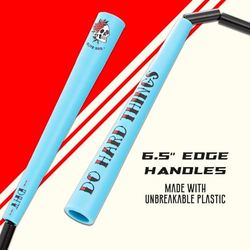 Elite Jumps - Do Hard Things Edge Beaded Jump Rope - For All Ages - Durable & Lightweight - 10ft Long Adjustable Rope - Ta...