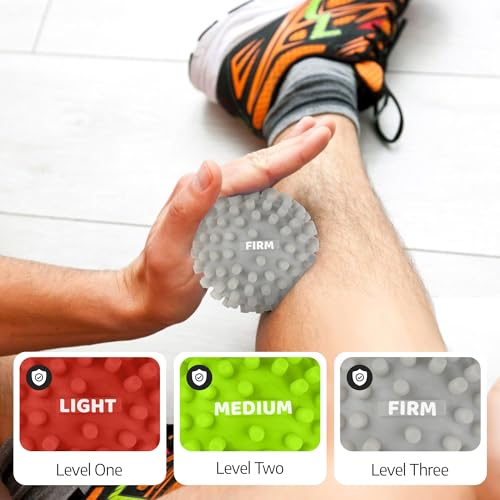 Logest 3-Piece Set Foot Massage Ball - for Trigger Point Therapy, Injury Rehabilitation & Deep Tissue Massage Balls - Prev...