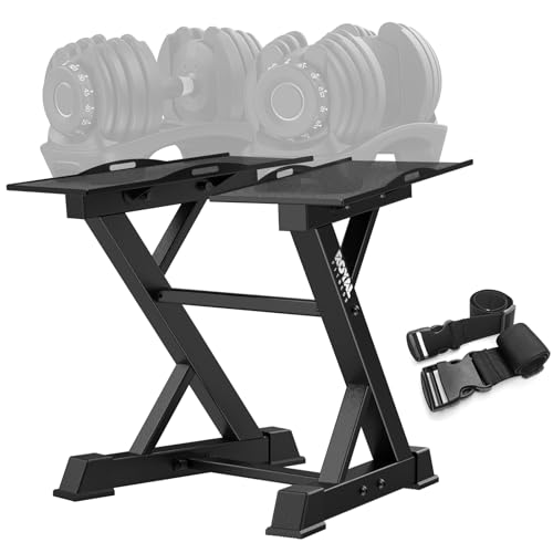 Royal Fitness Adjustable Dumbbell Rack Weight Rack Heavy Duty, Home Gym Dumbbell Storage Stand Holder