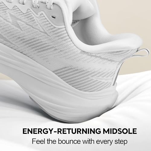 HiBird Women's Slip-On Walking Running Shoes Comfort Tennis Shoes - Cushioned Lightweight Breathable Non-Slip Fashion Snea...