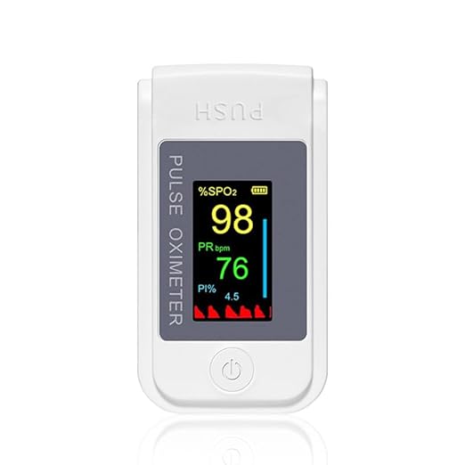 Pulse Oximeter Blood Oxygen Monitor Fingertip, Joxozp Pulse Oximeter Fingertip Checking SpO2 Level/Heart Rate/PI for Adult...