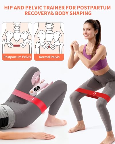 Seiyeje Thigh Master, Kegel Exerciser for Women, Pelvic Floor & Hip Trainer with 5 Resistance Bands, Thigh Glutes and Leg ...