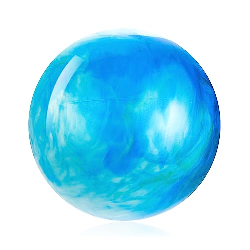 Grevosea 15 Inch Large Bouncy Ball Inflatable Balls Beach Ball Marbleized Bouncy Ball Colorful Cloud Bouncing Balls for Ad...