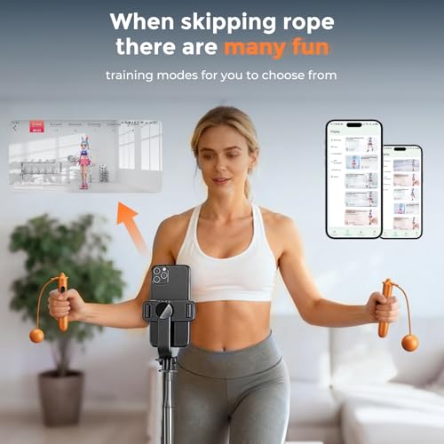LVPIMAN Smart Jump Rope, Wireless Jumping Rope, Supports Game App Interaction, Suitable for Home and Gym exercise, Fitness...