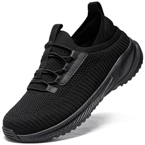URDAR Mens Slip On Running Shoes Comfortable Walking Shoes Sneakers Athletic Breathable Workout Shoes for Men Lightweight