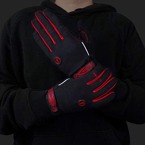 MOREOK Cycling Gloves Bike Gloves for Men/Women-[5MM Gel] Full Finger Winter Biking Bicycle Gloves-for Cycling/Motorcycle/...