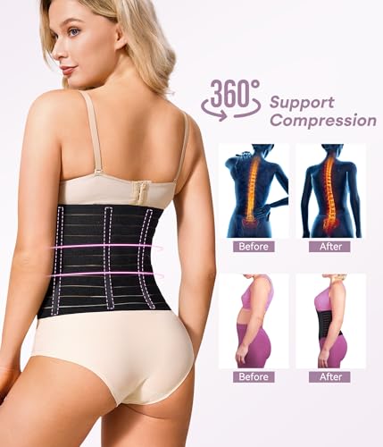 YERKOAD 360 Lipo Foam Post Surgery Ab Board Breathable Tummy Tuck Recovery Waist Cincher Abdominal Compression Board