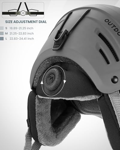 OutdoorMaster MIPS Ski Helmet - Kelvin II MIPS Snow Sport Helmet Snowboard Helmet for Men Women & Youth