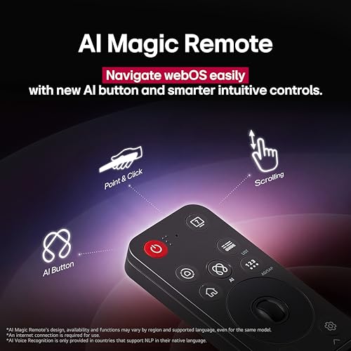 LG 75-Inch Class QNED AI 4K QNED82A Series Smart TV w/AI Sound, HDR10, 4K Super Upscaling, Filmmaker Mode, Wow Orchestra, ...