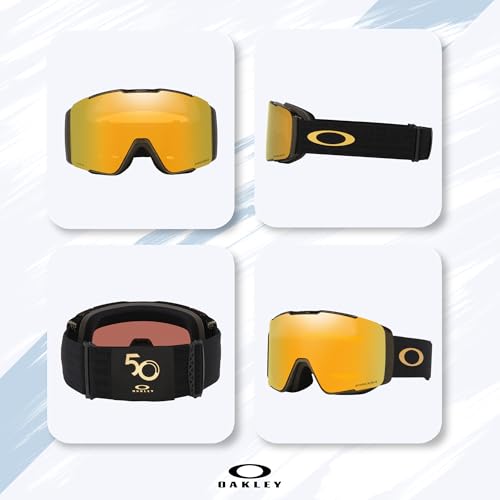 Oakley Line Miner Pro Ski Goggles For Men For Women Microfiber Cloth Bag + BUNDLE with Care Kit