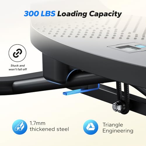 MERACH Balance Board for Adults, Rocking Stepper with Resistance Bands, Portable Wobble Board Featuring LCD Monitor, 300 l...