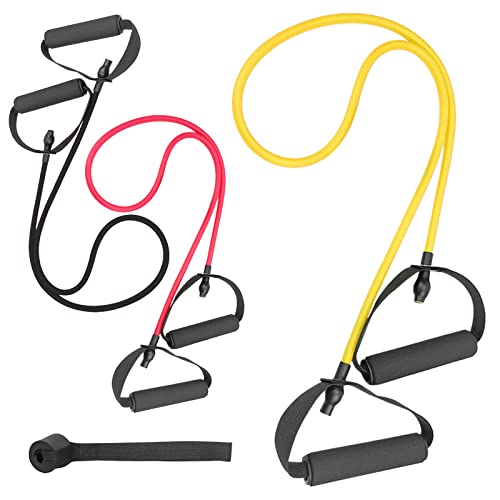 Rhinenet 3PCS Resistance Bands with Handles Strength Bands Exercise Bands Set with Handles Elastic Bands Workout Bands for...