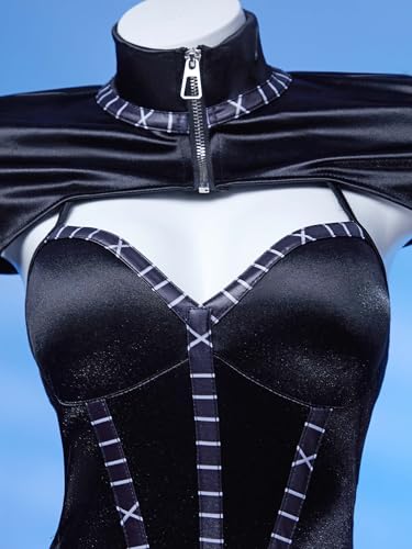 haikyuu Women Cat Cosplay Swimsuit with Swim Cap Goth One Piece Swimsuit Heroine Bathing Suit