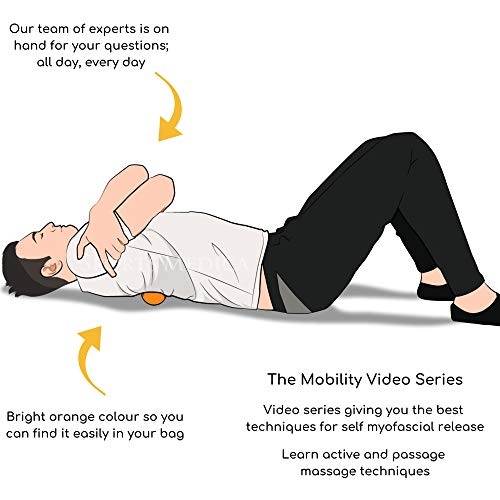 Peanut Massage Ball - Double Lacrosse and Peanut Ball Therapy | Trigger Point Deep Tissue Exercise | Back Muscle Foam Roll...
