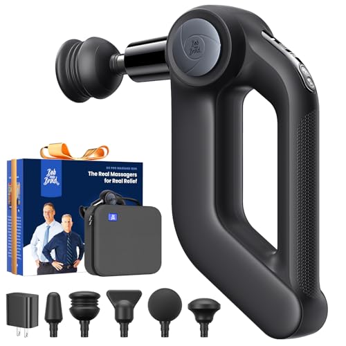 BOB AND BRAD D5 Pro Massage Gun with 13mm Amplitude, FSA-HSA Eligible, Professional Deep Tissue Percussion Massage Gun, Er...