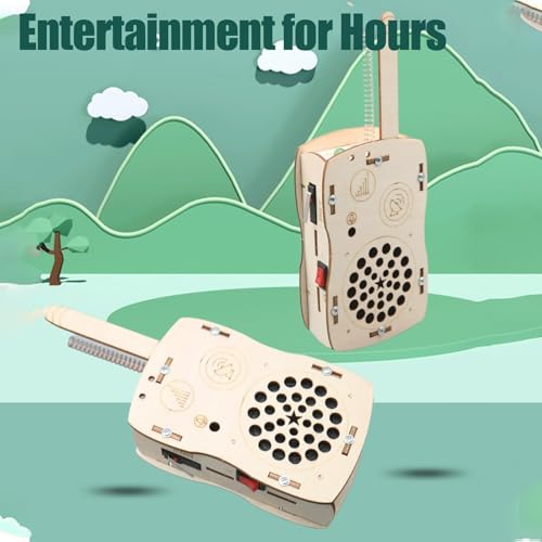 STEM Toys for Age 6-8-13 Crafts Kits Building Your Own Walkie Talkies for Kids Valentine Gifts for 6 7 8 9 10 11 12 13 14+...