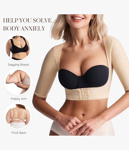 BRABIC Women's Shapewear Tops Post Surgery Compression Sleeve for Arm Shaper