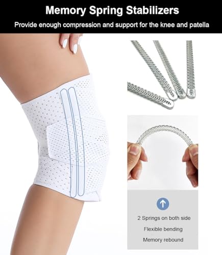 SUJAYU Knee Brace for Women Men Knee Braces for Knee Pain, Adjustable Compression Sleeve Knee Brace for Meniscus Tear with...