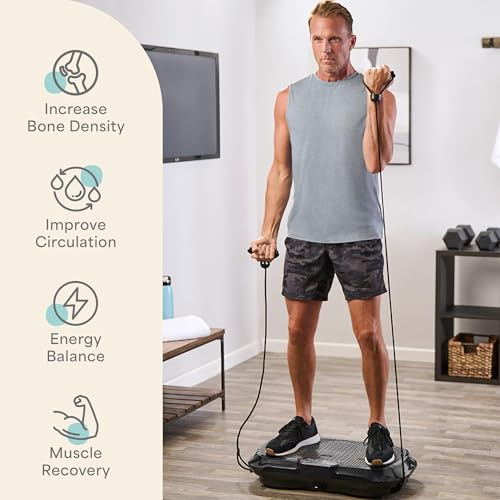 Lifepro Waver Vibration Plate Exercise Machine for Lymphatic Drainage, Muscle Activation, Full-Body Workout Vibrating Plat...