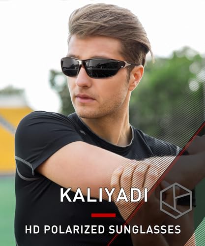 KALIYADI 4 Pack Polarized Sunglasses-Men Sports Sun-glasses: Mens Sunglasses UV Protection for Fishing Driving Cycling