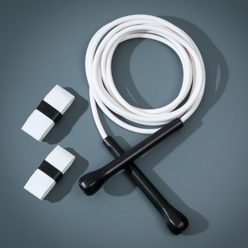 IDOU Boxing Jump Rope - Tangle-Free, 16% Heavier than Regular PVC Ropes, Adjustable Length, Hand-Wrapped Anti-Slip Grip Ba...