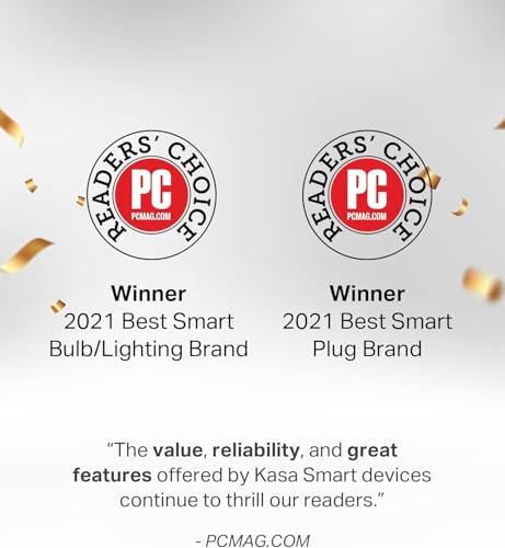 Kasa Smart Light Bulbs, Full Color Changing Dimmable Smart WiFi Bulbs Compatible with Alexa and Google Home, A19, 9W 800 L...