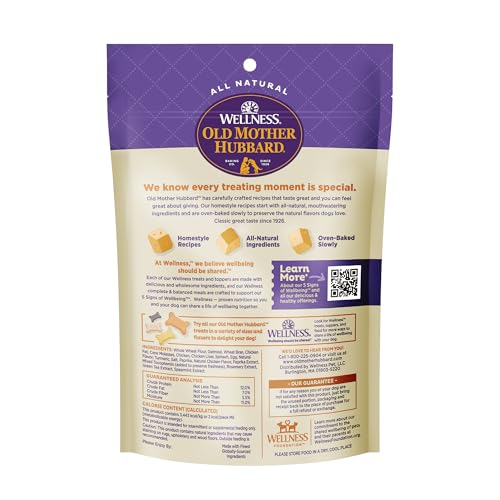 Old Mother Hubbard Wellness Training Bitz Assorted Mix Dog Biscuits, Natural, Training Treats, Three Flavors, Small Size,...