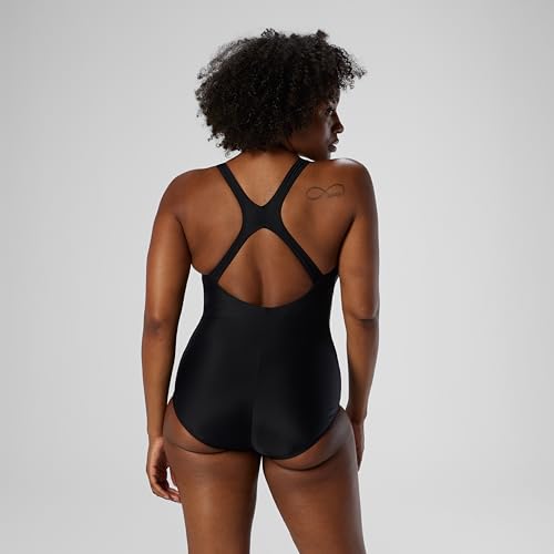 Speedo Womens Swimsuit One Piece Powerflex Ultraback Solid
