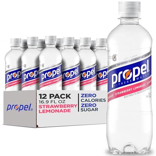 Propel Electrolyte Enhanced Water Sports Drink, Strawberry Lemonade Flavored Water, Zero Calorie & Zero Sugar Hydration wi...