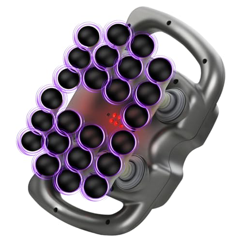 24 Haed Massage Gun, Massage Gun Deep Tissue With 9 Modes 99 Intensities, Quiet Multi Head Massage Guns For Backs, Shoulde...