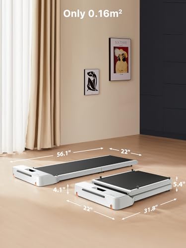 WALKINGPAD Foldable Walking Pad for Home Office, Under Desk Treadmill with Adaptive Speed Control, Compact Design for Smal...
