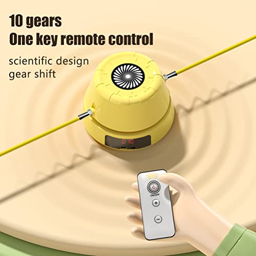 Elolicu Smart Jump Rope Machine, Electric Rope Skipping Machine Rechargeable Jump Rope Rope Skipping Sports for Indoor Out...