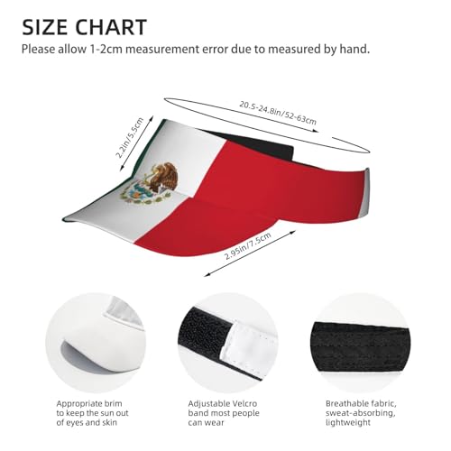 National Flags Visor Cap Sun Hat for Women Men Teens for for Sports, Beach, Tennis, Golf, Running & Hiking