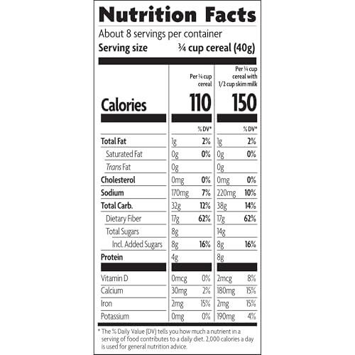Nature's Path Organic Smart Bran Cereal, 10.6 oz (Pack of 1), Non-GMO