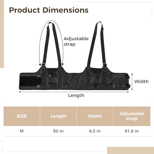 Back Stretcher for Home Use, Spine Decompression Belt for Pain Relief, Adjustable Back Stretching Belt, Back Pain Relief, ...