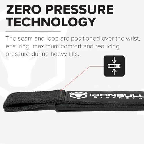 Lifting Wrist Straps for Weightlifting (1 Pair) – Padded Lifting Straps for Deadlifts, Powerlifting, Strength Training & B...