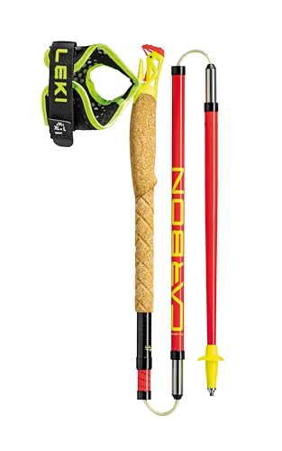 LEKI Ultratrail FX.One Trekking Poles - Carbon Foldable Ultralight Poles for Hiking & Trail Running