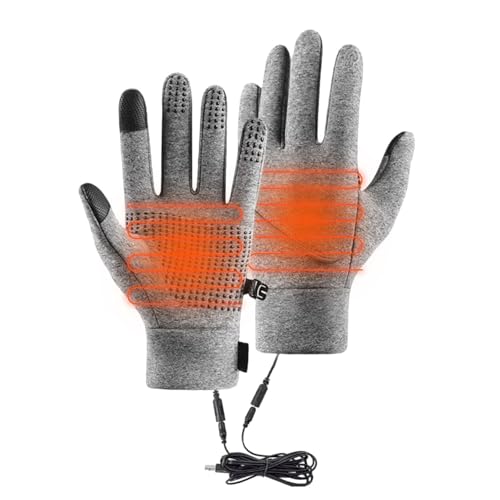 Heated Gloves for Men and Women, Rechargeable Electric Gloves Battery Hand Warmer for Winter Sports Snow Biking Riding Skiing