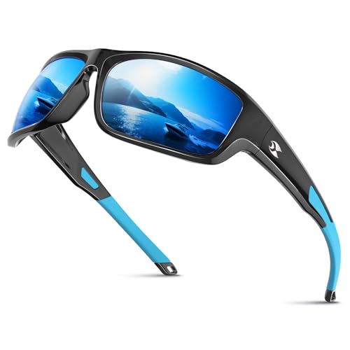 suoso Sports Polarized Sunglasses for Men: Women UV400 Protection Wrap Around Sun Glasses for Fishing Golf Running Driving