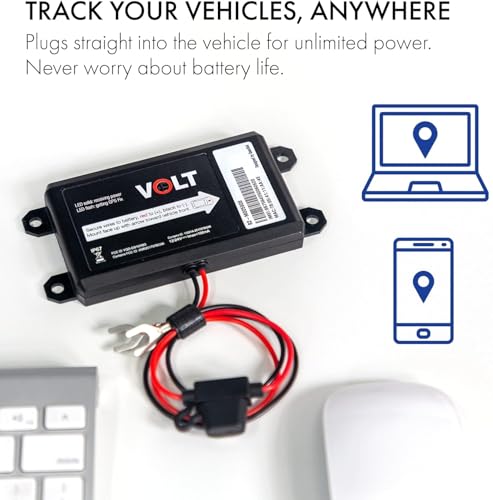 Brickhouse GPS Tracker for Vehicles - Livewire Volt 4G LTE Wired Car Tracker with GPS Tracking & Mapping - Enhance Securit...