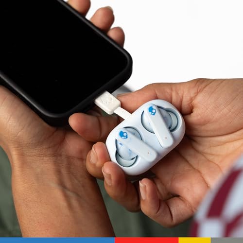 Skullcandy EcoBuds Sustainable Wireless Earbuds, Bluetooth Headphones, Up to 8 Hours Battery, Noise Isolating Fit, Batter...