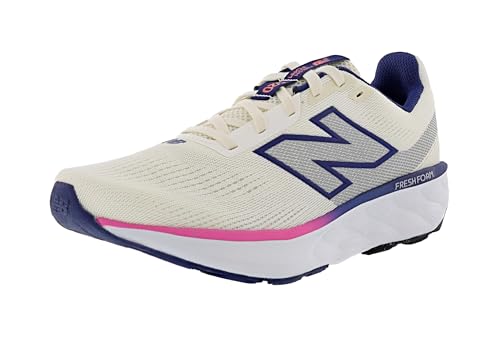 New Balance Women's Fresh Foam 520 v9 Running Shoe, Angora/Blue Oyster, 6.5 W