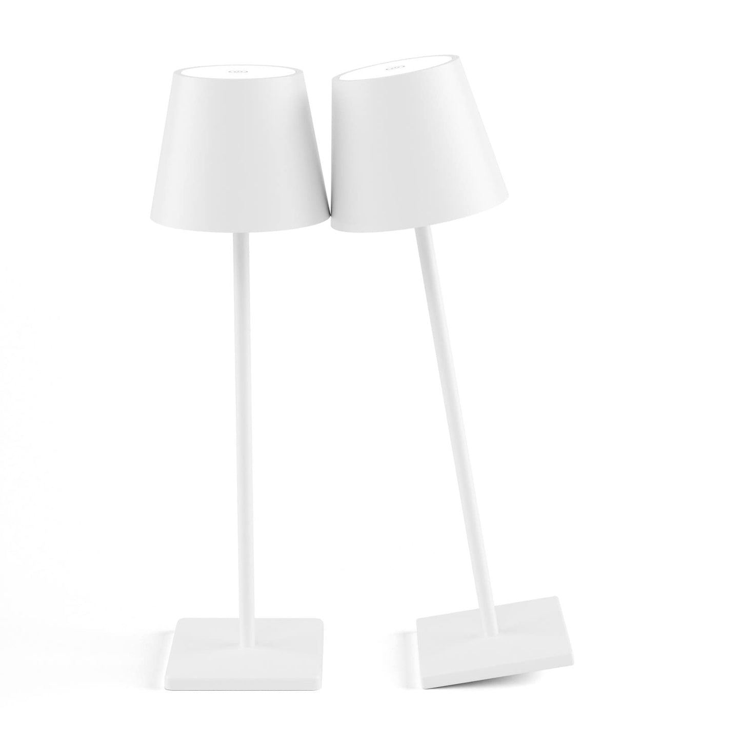 Aoceley Rechargeable Table Lamps, LED Cordless Light, 3W, 5500mAh Battery, Waterproof, 2-Pack, White-3000k, Model HT010