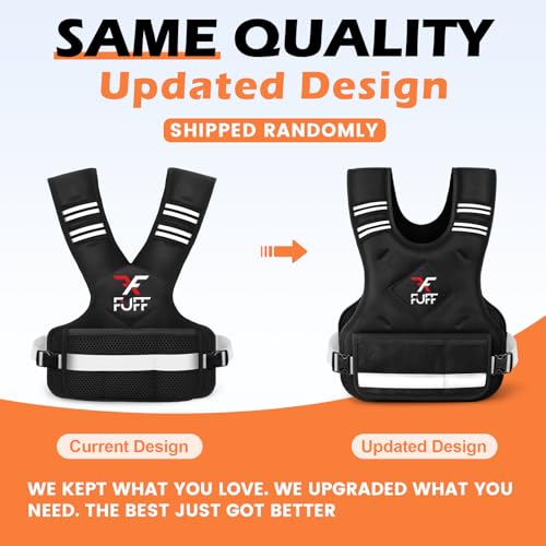 FUFF Weighted Vest Woman, 4-10/11-20/20-32 Lb Adjustable Weight Vest for Women Men, Female Strength Training Body Vest for...