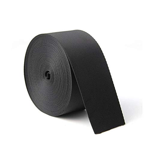 JIAKAI 2 Inch Wide 10 Yards Nylon Heavy Duty Webbing Strap，Polypropylene Heavy Straps for Bags, Hammocks, Outdoor Climbing...