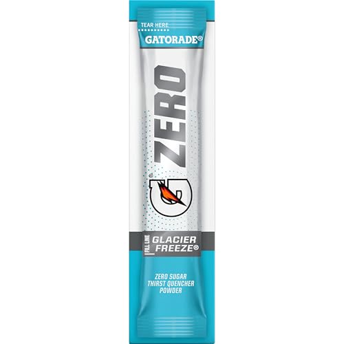 Gatorade - Sports Drinks G Zero Powder Packets Glacier Freeze, 0.10 Ounce(Pack of 10)
