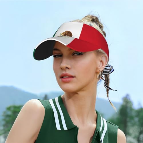 National Flags Visor Cap Sun Hat for Women Men Teens for for Sports, Beach, Tennis, Golf, Running & Hiking